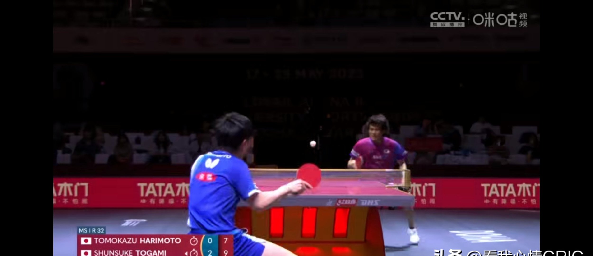 日本乒乓球队险胜中国乒乓球队，张继科制霸全场